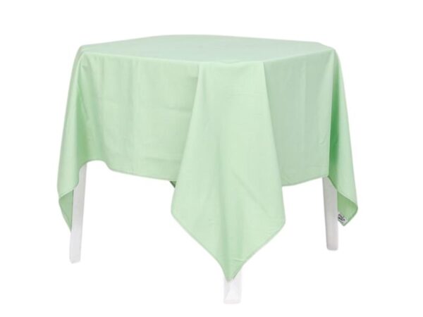 Xale crepe verde maça  claro 1.50 x1.50