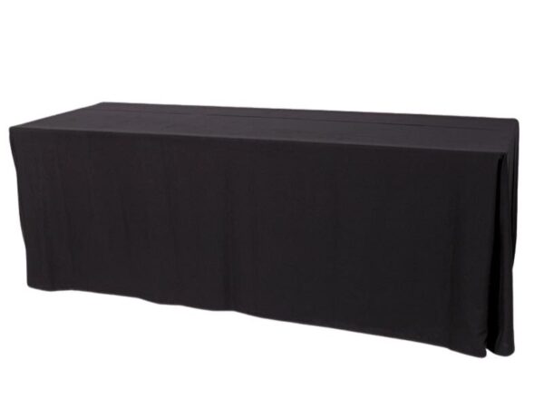 Toalha Banquete Crepe Preta